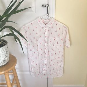 Flamingo Print Shirt